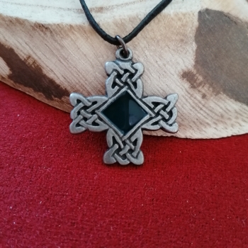 Celtic Cross with enamel